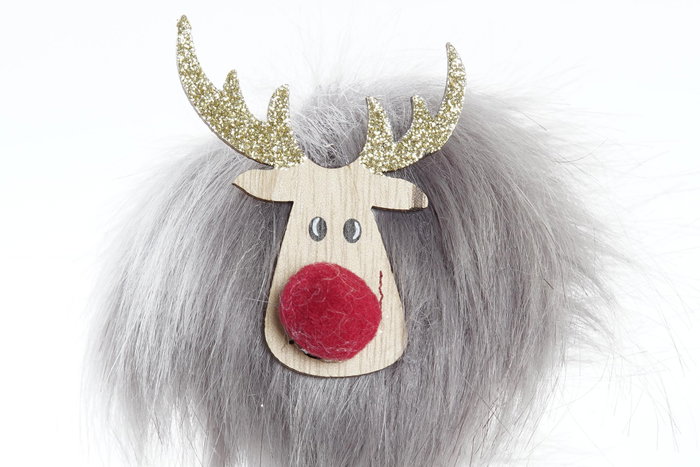 DKD Home Decor Figura Navidad Reno Estilo Alpino Gris Blanco Poliester 5 x 16 x 7 cm (2 Unidades) DKD Home Decor Figura Navidad Reno Estilo Alpino Gris Blanco Poliester 5 x 16 x 7 cm (2 Unidades)