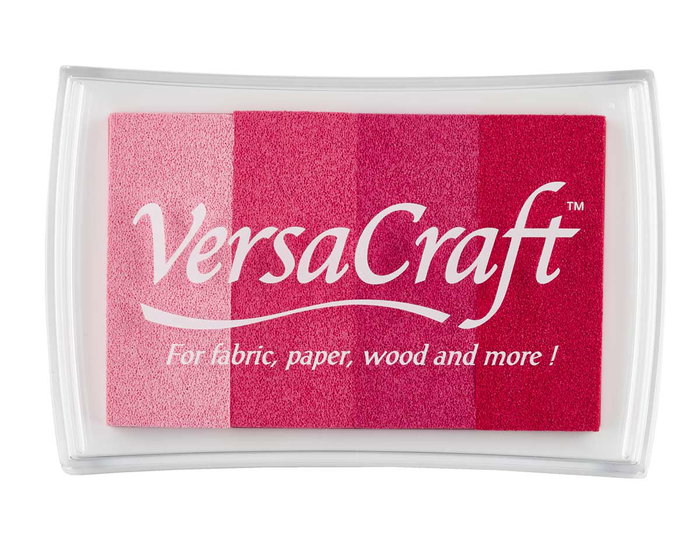 Tsukineko Versacraft Almohadilla de Tinta 4 Colores Tonos Rojizos 95x65mm Tsukineko Versacraft Almohadilla de Tinta 4 Colores Tonos Rojizos 95x65mm