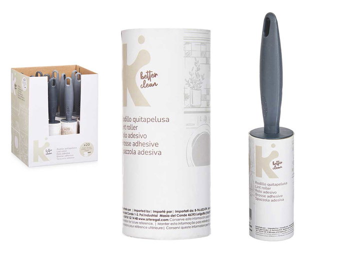 Arte Regal Set Quitapelusa Rodillo 20 Hojas 4.2x21x4.2 cm (Set de 48) Arte Regal Set Quitapelusa Rodillo 20 Hojas 4.2x21x4.2 cm (Set de 48)