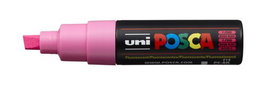 Uni ball POSCA Marcador PC-8K Punta Biselada 8.0 mm Rosa Fluor