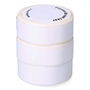 Edm 07796 Set 3 Recambios Papel Blanco Etiquetas Térmicas: 1 Rollo 12x30mm (210 uds), 1 Rollo 12x40mm (160 uds), 1 Rollo 14x50mm (130 uds)
