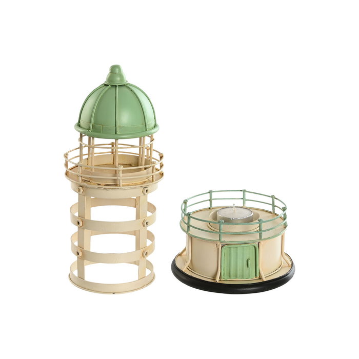 DKD Home Decor Faro Metal Portavelas Surtido de 3 Unidades DKD Home Decor Faro Metal Portavelas Surtido de 3 Unidades