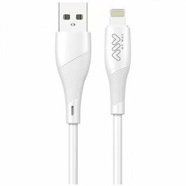 myway cable USB-Lightning 2.4A 1m blanco