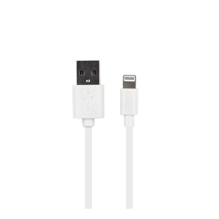 myway cable USB-Lightning 2.4A 1m blanco