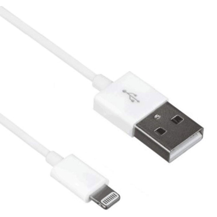 myway cable USB-Lightning 2.4A 1m blanco