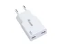 Equip 245524 Cargador de Pared GaN Slim 30W Blanco con 2 Puertos USB-C Power Delivery 3.0 y Quick Charge 3.0 para Carga Rápida Universal