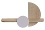 DKD Home Decor Estante Scandi Natural Malva Pino 50x30x13.5 cm (2 Unidades)