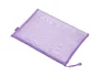 Liderpapel Bolsa Zipper Bag Multiusos Transpirable Poliester DIN A5 Morado Pastel 175x235mm