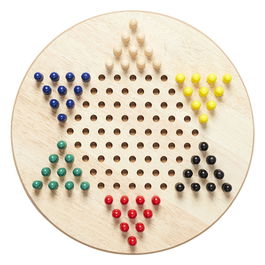 Mister Gadget Juego Damas Chinas De Madera Vintage