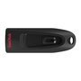SanDisk Ultra 64GB USB 3.2 Gen 1 Flash Drive, 130 MB/s, Deslizable, Negro, 3 Unidades