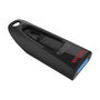 SanDisk Ultra 64GB USB 3.2 Gen 1 Flash Drive, 130 MB/s, Deslizable, Negro, 3 Unidades