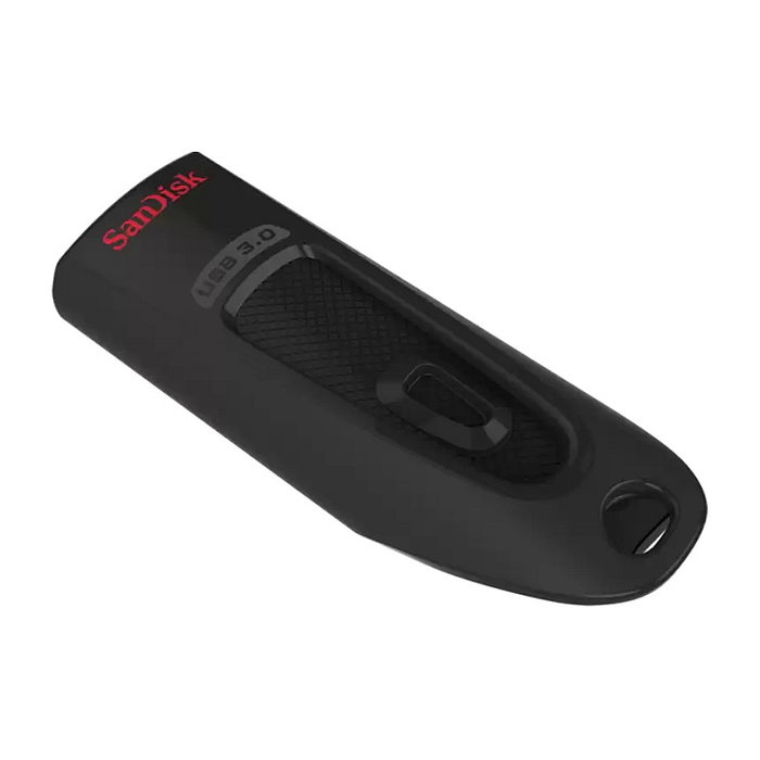 SanDisk Ultra 64GB USB 3.2 Gen 1 Flash Drive, 130 MB/s, Deslizable, Negro, 3 Unidades