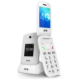 SPC Teléfono Móvil Harmony 2 para Personas Mayores 4G Blanco con Teclas Grandes y Botón SOS