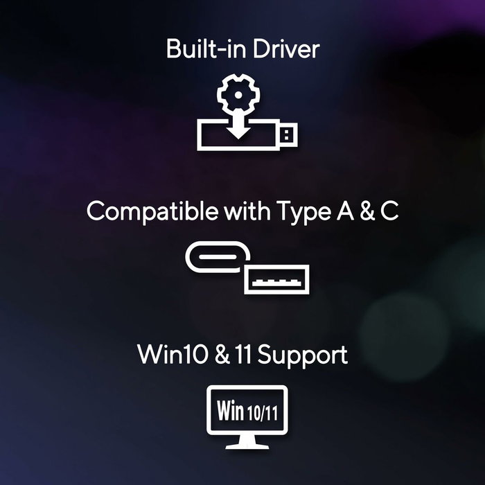 Asus ROG USB-BE92 Adaptador USB Wi-Fi 7 Tribanda BE6500 Asus ROG USB-BE92 Adaptador USB Wi-Fi 7 Tribanda BE6500