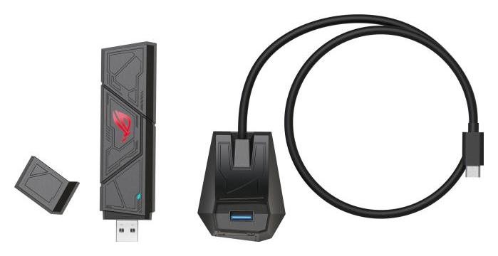Asus ROG USB-BE92 Adaptador USB Wi-Fi 7 Tribanda BE6500 Asus ROG USB-BE92 Adaptador USB Wi-Fi 7 Tribanda BE6500
