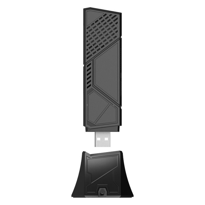 Asus ROG USB-BE92 Adaptador USB Wi-Fi 7 Tribanda BE6500 Asus ROG USB-BE92 Adaptador USB Wi-Fi 7 Tribanda BE6500