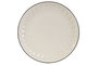 DKD Home Decor Pack de 6 Platos Llanos de Porcelana Blanca Lovin White 24