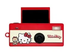 Yashica Funtastic Keychain Hello Kitty Cámara Compacta Roja
