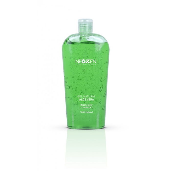 Neozen Gel Natural Aloe Vera 500 ml - Calma y Regenera la Piel, Ideal Post-Depilatorio y After-Shave