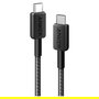 Anker 322 Cable USB-C a USB-C 0.9 m (90 cm) Negro, 60W Carga y Sincronización de Datos, Conectores Macho