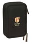 Safta Plumier Triple Estuche Escolar con 37 Piezas, Capacidad 12.5 x 19.5 x 5.5 cm, Para Material de Oficina y Papelería