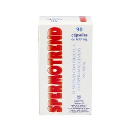 CATALYSIS Spermotrend 90 Cápsulas - Suplemento para Fertilidad Masculina con Zinc, L-Carnitina, Selenio y Vitaminas