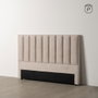 Cabecero Beige Tejido Dormitorio 160 X 8 X 100 cm