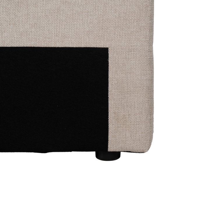 Cabecero Beige Tejido Dormitorio 160 X 8 X 100 cm Cabecero Beige Tejido Dormitorio 160 X 8 X 100 cm