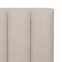 Cabecero Beige Tejido Dormitorio 160 X 8 X 100 cm