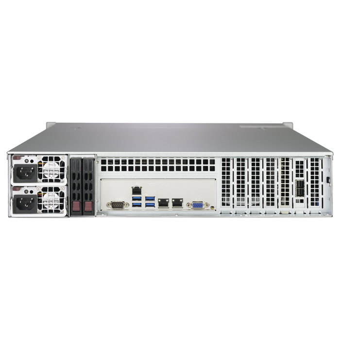 Super Micro Computer B.V. CSE-213BAC8-R1K23LPB Chasis Rack 2U Servidor, 16 Bahías 2.5 Hot-swap, Fuente 1200W, Negro, Compatible ATX/EATX