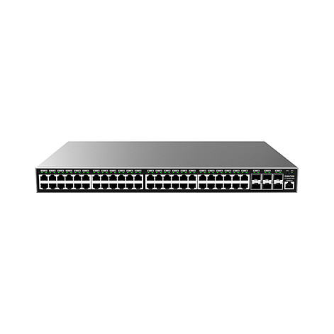 Grandstream GWN7806P Switch de Red Gestionado L2+ 48 Puertos Gigabit Ethernet PoE Montaje en Rack con 6 Puertos SFP+