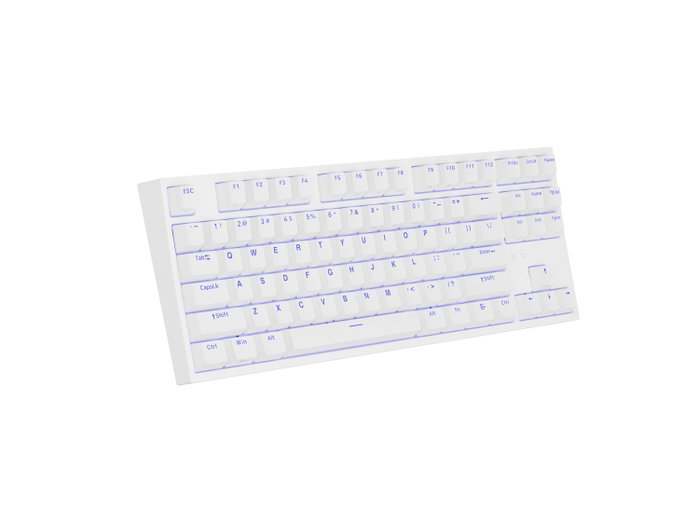 Genesis Thor 404 TKL Blanca RGB Kailh Box Brown V2 Teclado Mecánico Layout Polaco