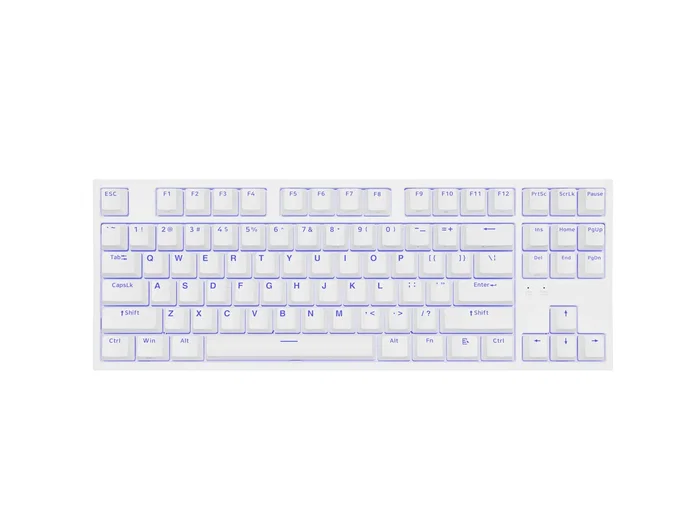 Genesis Thor 404 TKL Blanca RGB Kailh Box Brown V2 Teclado Mecánico Layout Polaco