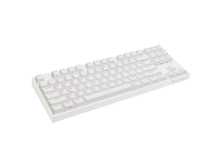 Genesis Thor 404 TKL Blanca RGB Kailh Box Brown V2 Teclado Mecánico Layout Polaco