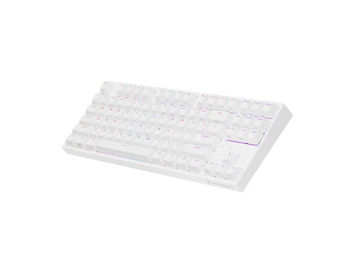 Genesis Thor 404 TKL Blanca RGB Kailh Box Brown V2 Teclado Mecánico Layout Polaco