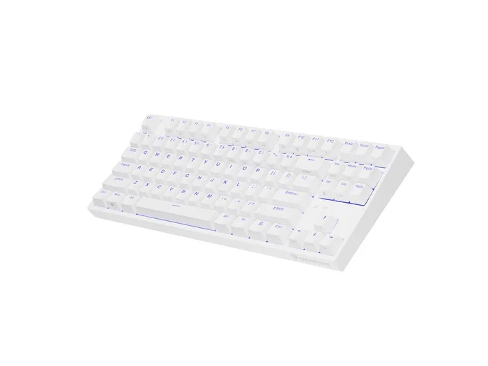 Genesis Thor 404 TKL Blanca RGB Kailh Box Brown V2 Teclado Mecánico Layout Polaco