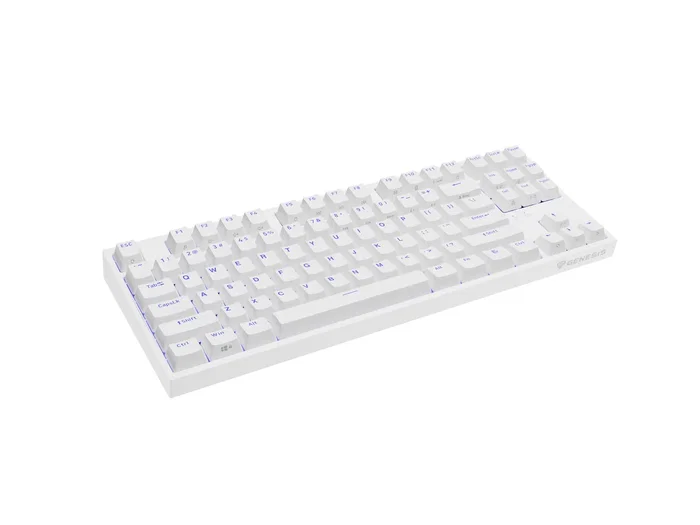 Genesis Thor 404 TKL Blanca RGB Kailh Box Brown V2 Teclado Mecánico Layout Polaco