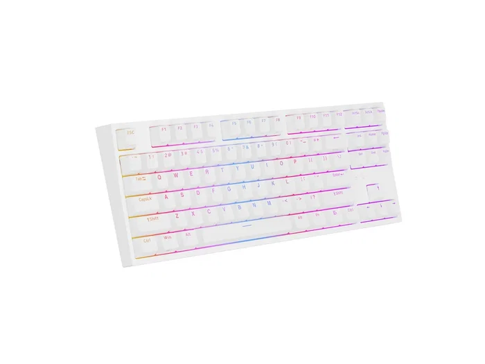 Genesis Thor 404 TKL Blanca RGB Kailh Box Brown V2 Teclado Mecánico Layout Polaco