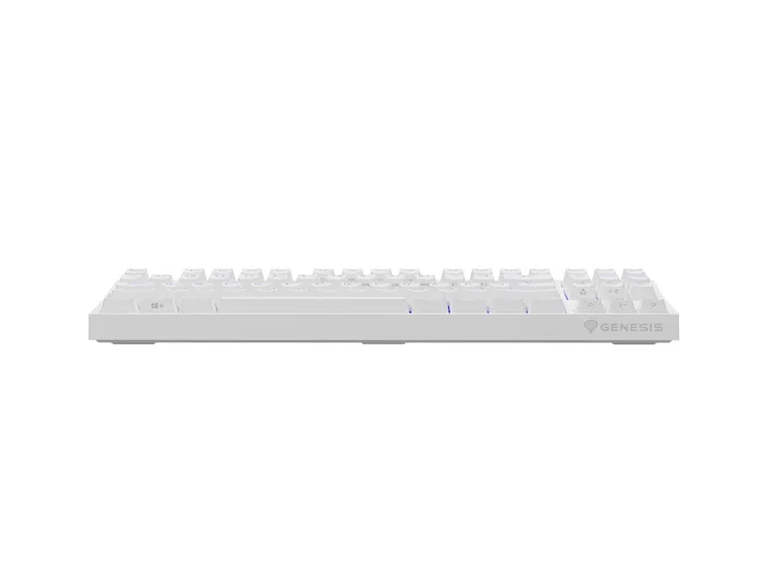 Genesis Thor 404 TKL Blanca RGB Kailh Box Brown V2 Teclado Mecánico Layout Polaco