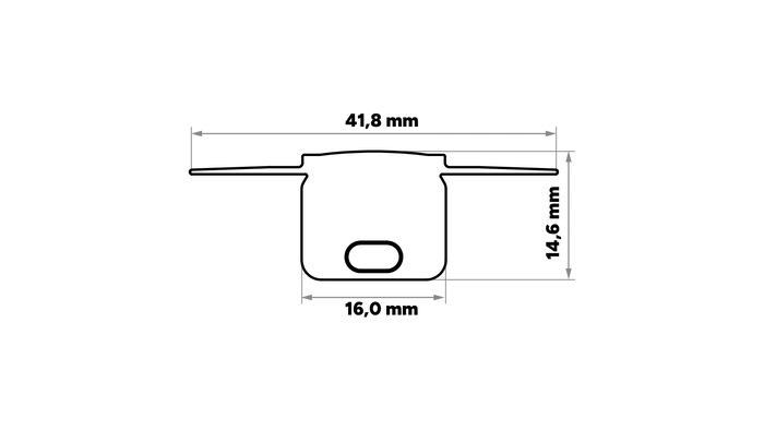 MOSSO KIMERA Perfil Aluminio Anodizado Negro con Difusor Opal, Tapones y Clips Sujección 2,02M