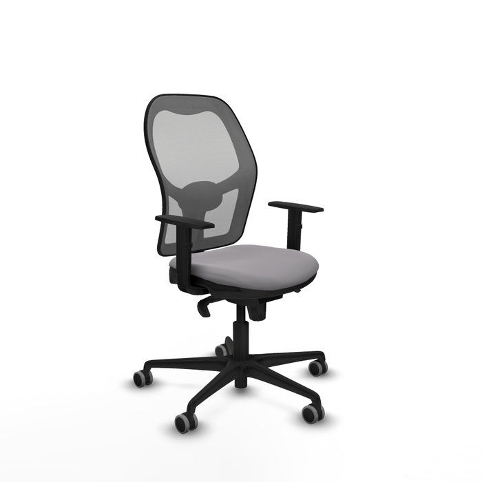 PIQUERAS Y CRESPO Silla de oficina Jorquera con mecanismo Sincro y Similpiel Gris PIQUERAS Y CRESPO Silla de oficina Jorquera con mecanismo Sincro y Similpiel Gris