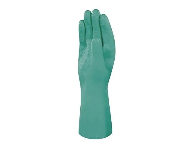 Deltaplus Guantes de nitrilo flocado de algodón para líquidos químicos talla 7 Deltaplus Guantes de nitrilo flocado de algodón para líquidos químicos talla 7
