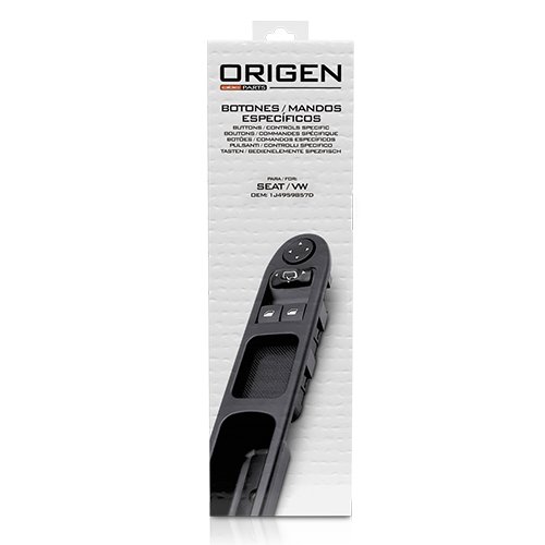 Boton Elevalunas 1J4959857D para Ventana - Compatible con Volkswagen, SEAT