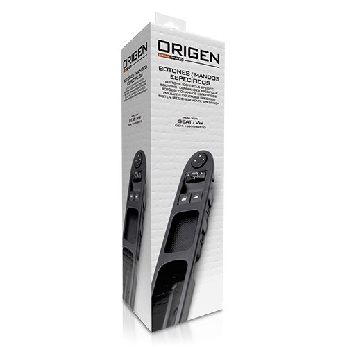 Boton Elevalunas 1J4959857D para Ventana - Compatible con Volkswagen, SEAT
