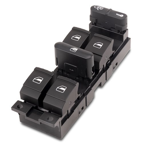 Boton Elevalunas 1J4959857D para Ventana - Compatible con Volkswagen, SEAT