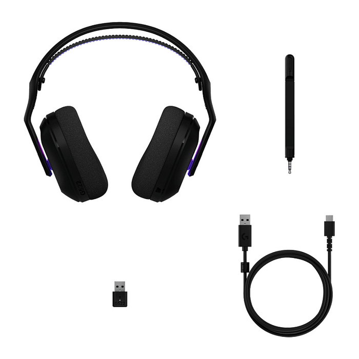 Logitech G G522 Lightspeed Auriculares Inalámbricos para Gaming, Diadema, Negro, USB-C, Bluetooth 5.3, RF 2.4 GHz Logitech G G522 Lightspeed Auriculares Inalámbricos para Gaming, Diadema, Negro, USB-C, Bluetooth 5.3, RF 2.4 GHz