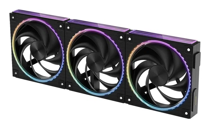 Zalman ZM-DF120 BLACK Ventilador para PC ARGB 120mm Negro - 800-2300 RPM, 4 Pines, Rodamiento de Bolas