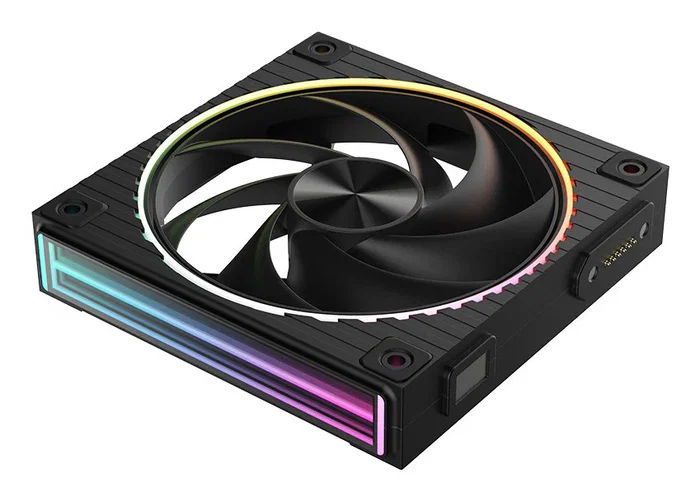 Zalman ZM-DF120 BLACK Ventilador para PC ARGB 120mm Negro - 800-2300 RPM, 4 Pines, Rodamiento de Bolas