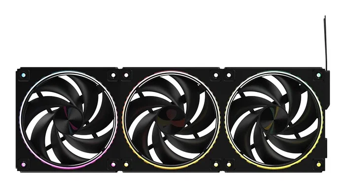 Zalman ZM-DF120 BLACK Ventilador para PC ARGB 120mm Negro - 800-2300 RPM, 4 Pines, Rodamiento de Bolas