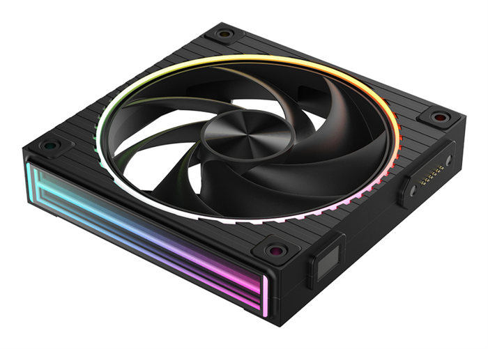 Zalman ZM-DF120 BLACK Ventilador para Ordenador, 12,4 cm, Negro